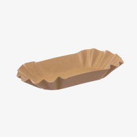 Pappschale 17 x 10,5 x 3 cm, naturbraun