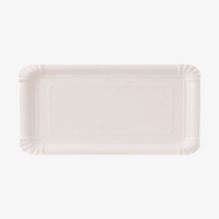 Pappteller rechteckig 24 x 11 cm