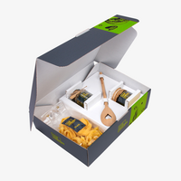 Pasta-Präsentbox Box geöffnet