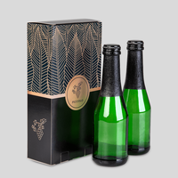 Piccoloverpackung, farbig bedruckt, Flaschen