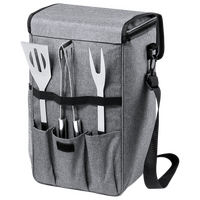 Picknick-Kühltasche mit 3-teiligem Grillset