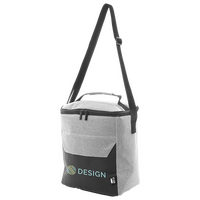 Picknick-Kühltasche mit Reißverschluss, Tragegriff und Fach