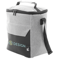 Picknick-Kühltasche mit Reißverschluss, Tragegriff und Fach
