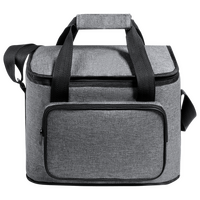 Picknick-Kühltasche mit Reißverschlussfach und zwei Tragegriffen, ohne Werbeanbringung