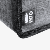 Picknick-Kühltasche mit Reißverschlussfach und zwei Tragegriffen