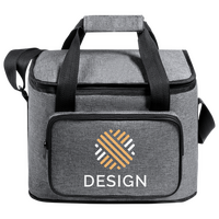 Picknick-Kühltasche mit Reißverschlussfach und zwei Tragegriffen