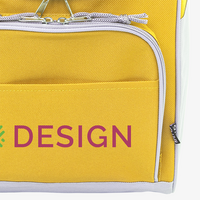 Picknick-Kühltasche mit zwei Reißverschlussfächern