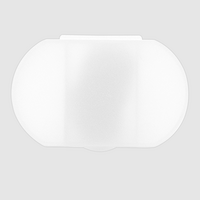 Pillendose 3 Faecher geschlossen, Weiß