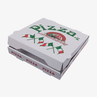 Pizzakarton, farbig bedruckt, Motiv