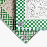 Pizzakarton (28 x 28 x 4 cm) einseitig bedruckt 4/0-farbig (CMYK)