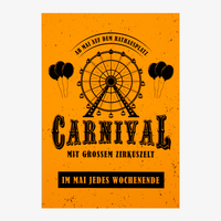 Plakat, farbig bedruckt, Motiv