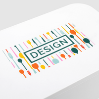 PLA-Lunchbox Detail UV-Druck