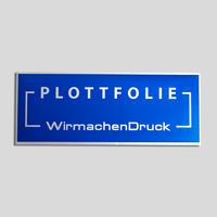 Plottfolie, farbig bedruckt