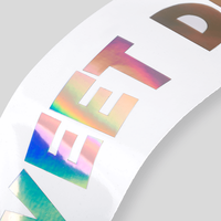 Plottfolie in Rainbow Holographic Optik mit freier Wunsch-Kontur, Detail