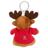 Plüschanhänger mit T-Shirt bedruckt von hinten