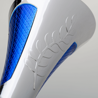 Pokal KELCH silber/blau, kelchförmig beidseitig blauen teil sichtbar, Lorbeerprägung zwischen den zwei blauen Flächen