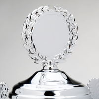 Pokal KÖNIGSAPFEL silber, Detailansicht der Emblemfläche