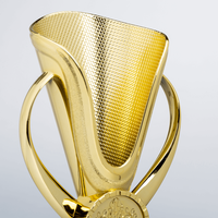 Pokal SATTEL gold, Lasergravur; stehend 