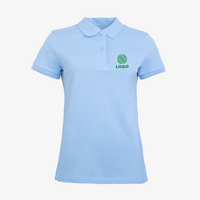 Poloshirt Damen, B&C, Organic - mit VIER Druckpositionen