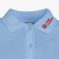 Poloshirt Damen, B&C, Organic - mit ZWEI Stickpositionen