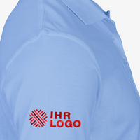 Poloshirt Herren, B&C, Organic - mit DREI Stickpositionen