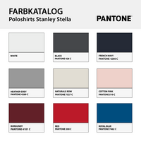 Poloshirt Herren, Stanley Stella, Organic - mit EINER Stickposition