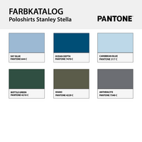 Poloshirt Herren, Stanley Stella, Organic - mit ZWEI Druckpositionen