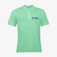 Poloshirt, farbig bedruckt, Vorderseite