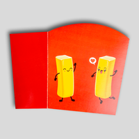 Pommesschale mit Automatikboden (13 x 7,8 x 8 cm), Rückseite, flach