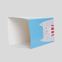 Popcorn Schachtel mit Steckboden (14,5 x 14,5 x 21 cm), Innenansicht