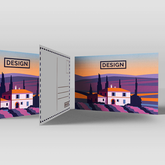 Postkarte, 17,5 x 12,0 cm, Design