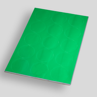 Prägefolie 50 mm rund, Grün 