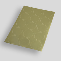 Prägefolie 50 mm rund, Gold