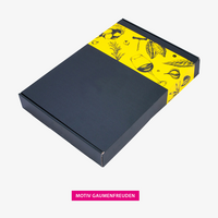 Präsentbox mit Lebkuchenhaus-Bastelset Motiv Gaumen