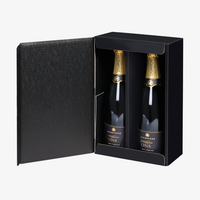 Präsentkarton, schwarz, offen