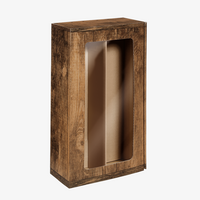 Praesentkarton, Holz mit Sichtfenster