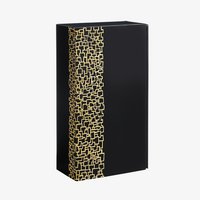 Praesentkarton, schwarz mit gold