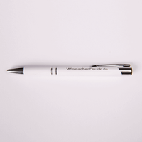 PREMIUM: Metall-Kugelschreiber glänzend mit beidseitiger Lasergravur