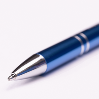 PREMIUM: Metall-Kugelschreiber glänzend mit einseitiger Lasergravur