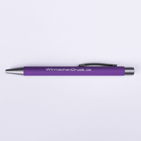 PREMIUM: Metall-Kugelschreiber GRAY mit einseitiger Lasergravur