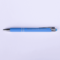 PREMIUM: Metall-Kugelschreiber Soft-Touchpen mit beidseitiger Lasergravur