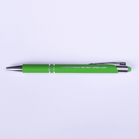 PREMIUM: Metall-Kugelschreiber Soft-Touchpen mit einseitiger Lasergravur