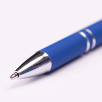 PREMIUM: Metall-Kugelschreiber Soft-Touchpen mit einseitiger Lasergravur