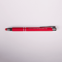 PREMIUM: Metall-Kugelschreiber Touchpen mit beidseitiger Lasergravur