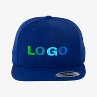PREMIUM Snapback Cap, mit EINER Stickposition (vorne mittig), Vorne