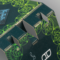 Verpackung, farbig  bedruckt, Muster