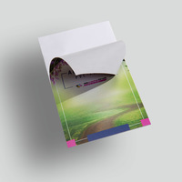 Aufkleber, farbig bedruckt, Landschaft Motiv