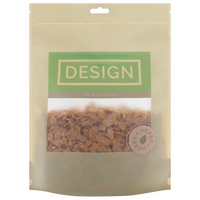 Recycelbarer Folien-Standbodenbeutel 9 x 16 x 6 cm mit individuellem Boden (Abb. durchsichtige Folie mit Druckverschluss und Euroloch)