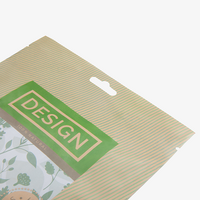 Recycelbares-Papier-Standbodenbeutel 19 x 26 x 11 cm mit neutralem Boden (Abb. mit Euroloch)