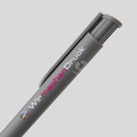 Kugelschreiber, farbig bedruckt, grau